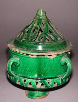 An image of Incense burner with lid