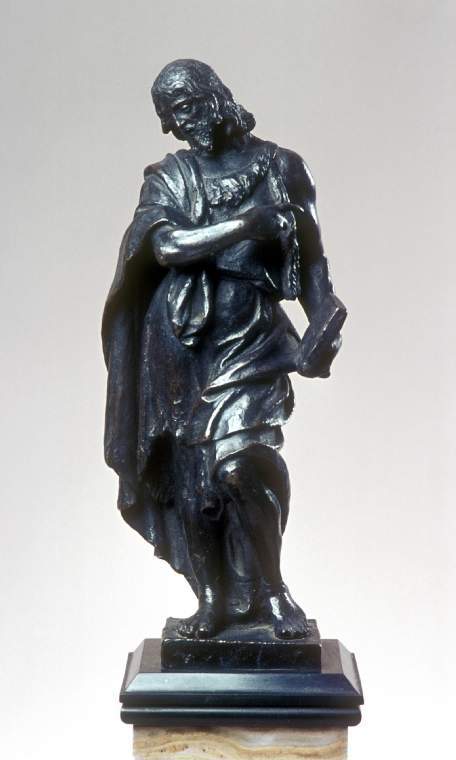 An image of St John the Baptist. Italian, possibly Rome.Bronze.