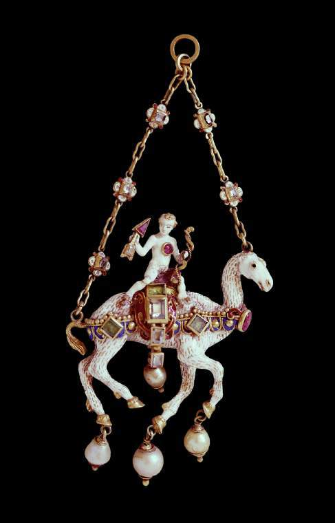 An image of Pendant JewelBoy on a white camel