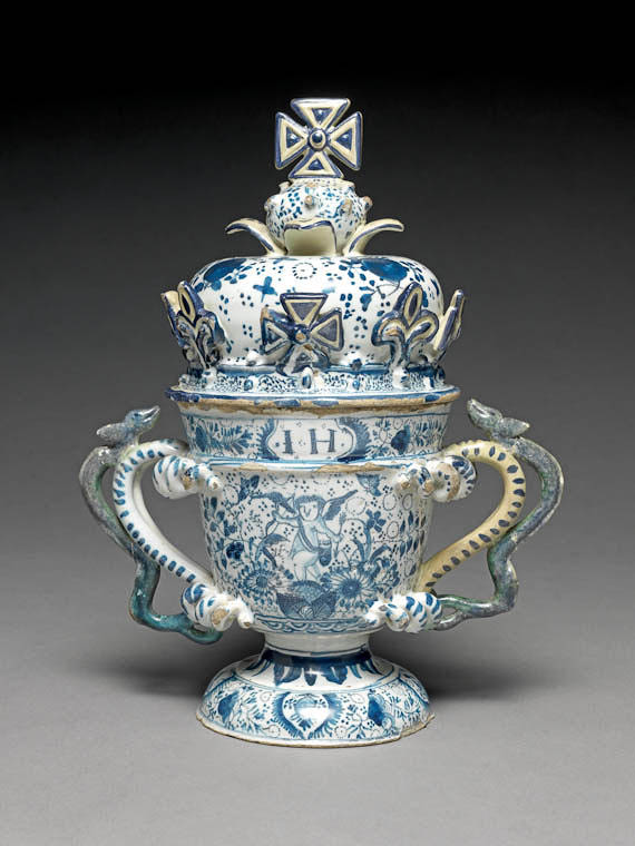 An image of Two-handled cup and cover