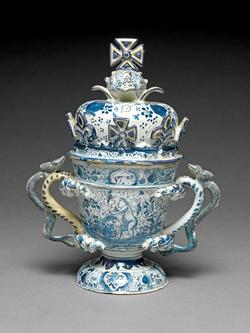 An image of Two-handled cup and cover