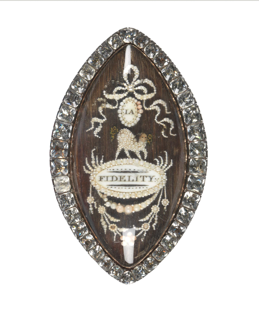 An image of Friendship or mourning brooch