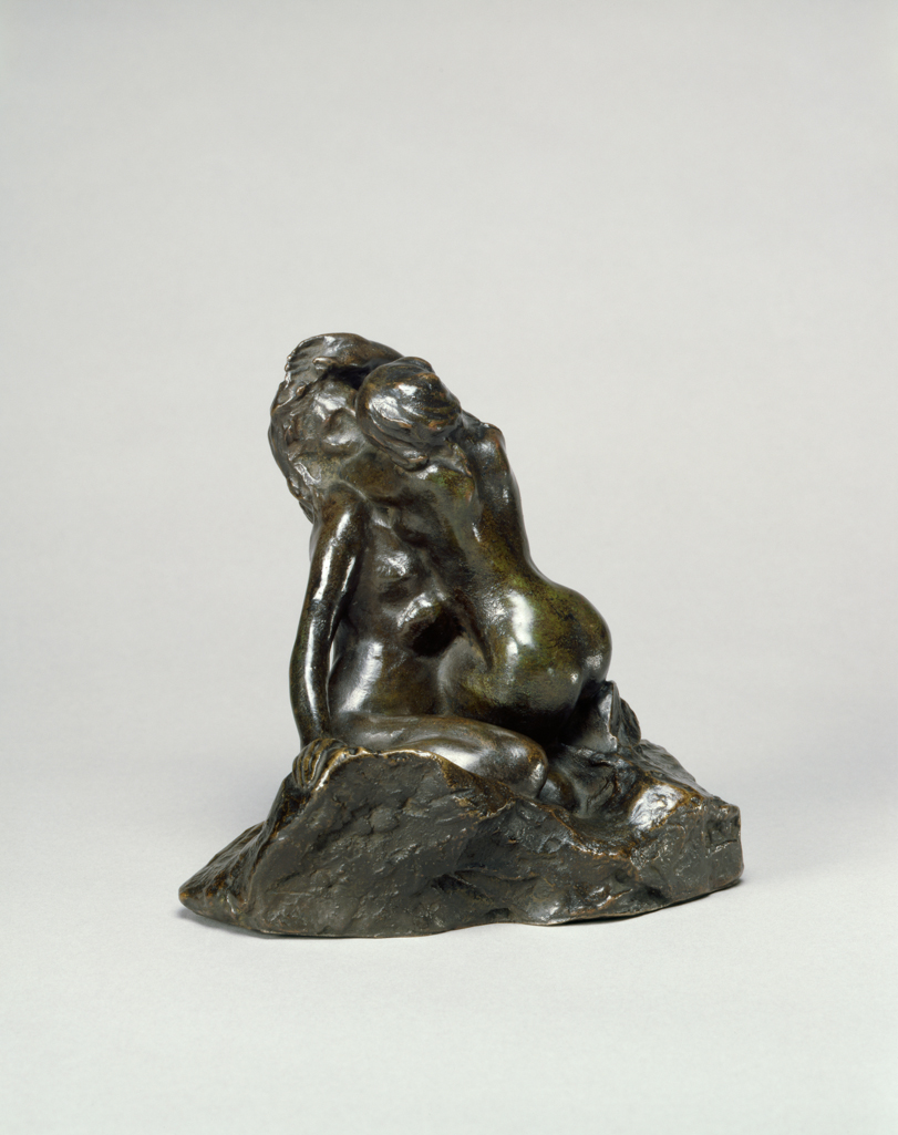 An image of Rodin, Auguste (French, 1840-1917). Perzinka, Léon (bronze founder). Production Place: Colmar, Paris. Bronze, cast, height 15.5 cm, width 14.5 cm, circa 1899. Production Notes: Conceived before 1887 when Rodin added the group to the reliefs in the lower part of The Gates of Hell.