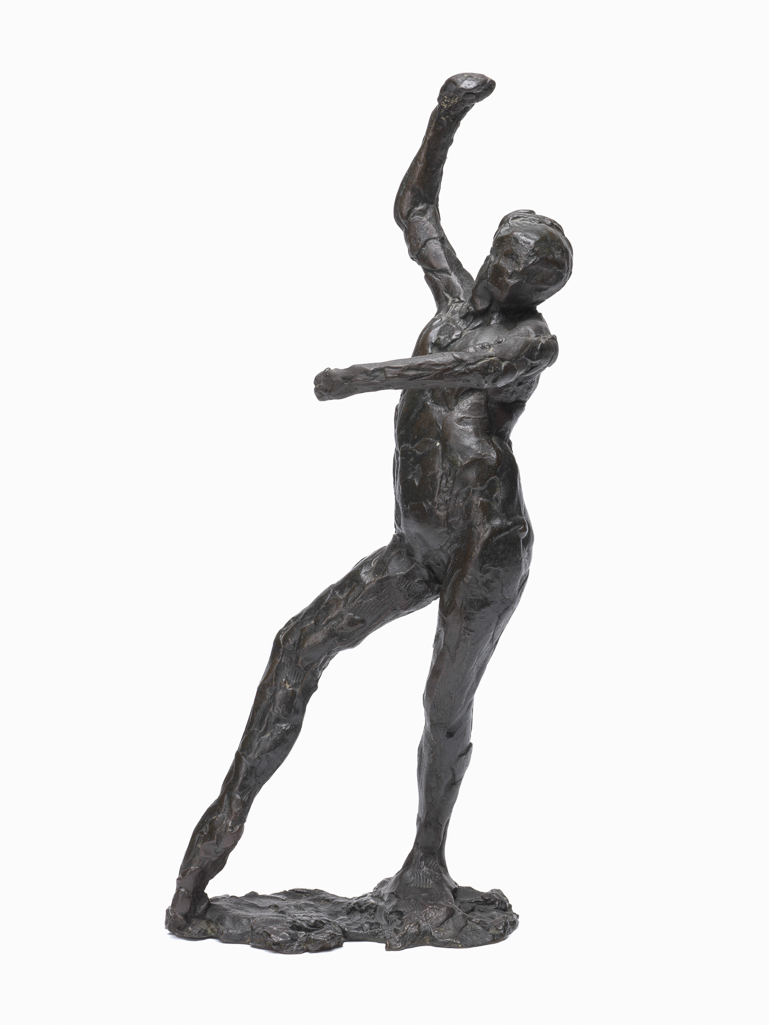 An image of Sculpture. Danse Espagnole. Degas, Edgar (French, 1834-1917). Hébrard, Adrien-A., bronze founder (French, 1865-1937). Copper alloy, probably bronze, cast. Cast after 1931 and before 1948.