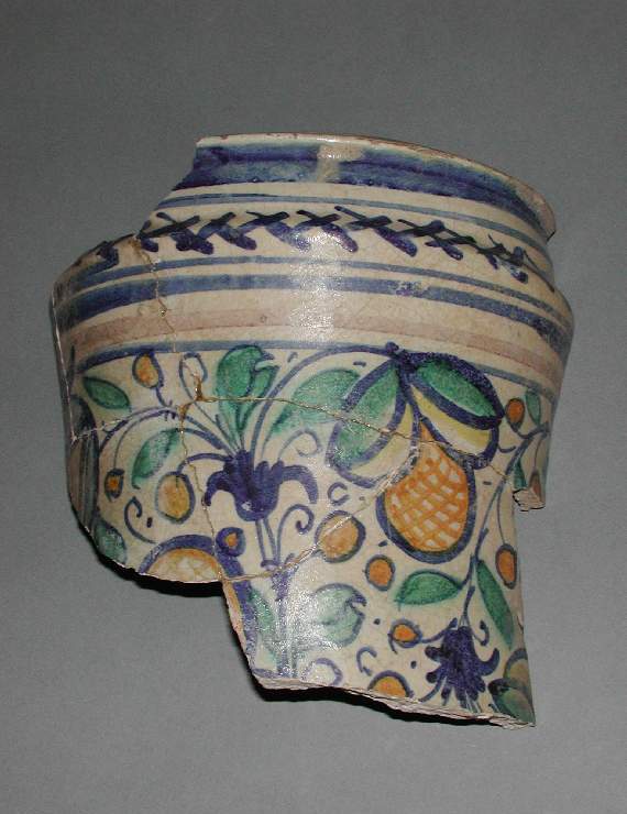 An image of Fragment of pharmacy jar