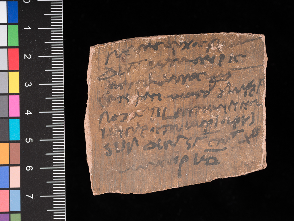 An image of Ostraconostracon, receipt for river boat, billeting and a guard post