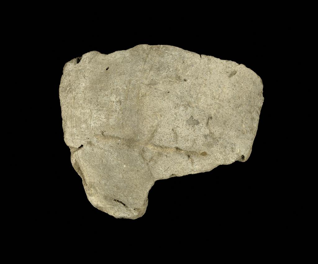 An image of Written document. Seal impression. Wine jar sealing, with serekh impressions. Find Spot: Umm el Gaab, Abydos, Egypt. Height 0.12 m. Second Dynasty. Early Dynastic Period.
