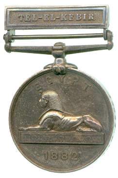 An image of Egyptian Medal (1882)