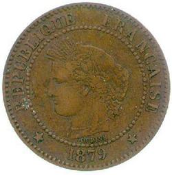 An image of 2 centimes