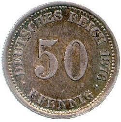 An image of 50 pfennig