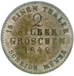 An image of 2 silber groschen