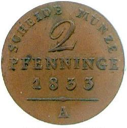 An image of 2 pfennige