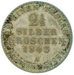An image of 2½ silber groschen