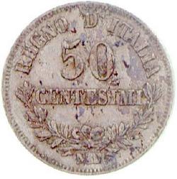 An image of 50 centesimi