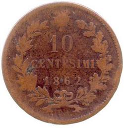 An image of 10 centesimi