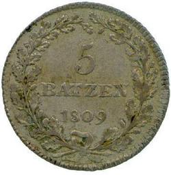 An image of 5 batzen
