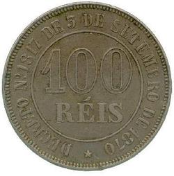 An image of 100 reis
