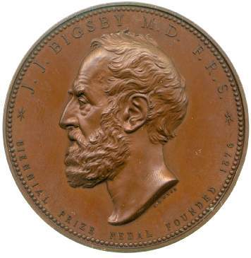 An image of Bigsby Biennial Prize Medal