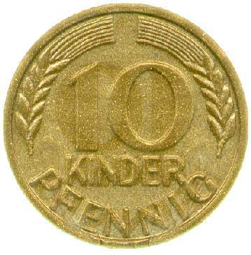An image of 10 pfennig