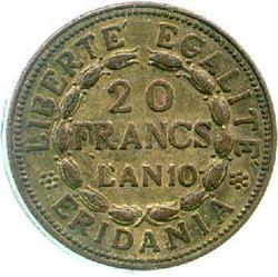 An image of 25 francs