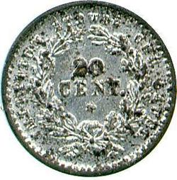 An image of 20 centimes