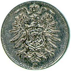 An image of 5 pfennig