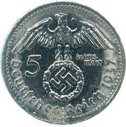 An image of 5 Reichsmarke