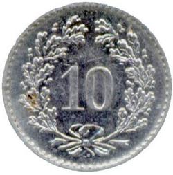 An image of 10 centimes