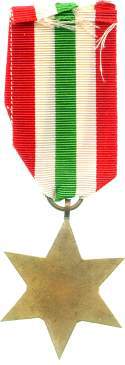 An image of Italy Star, 1943-45