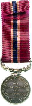 An image of Permanent Forces of the Empire Beyond the Sea Long Service & Good Conduct Medal