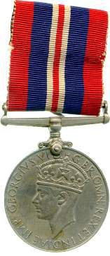 An image of War Medal, 1939-45