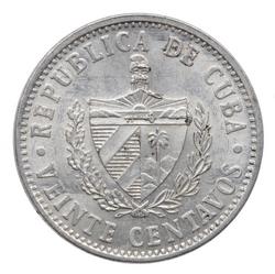An image of 20 centavos