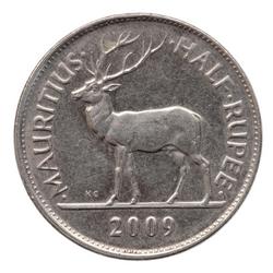 An image of Half rupee