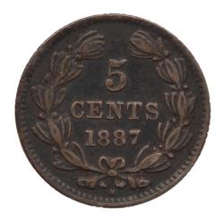 An image of 5 centavos