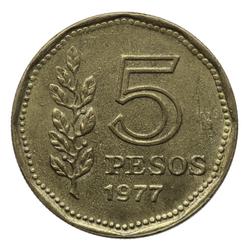 An image of 5 pesos