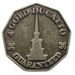 An image of 4 gold ducatto