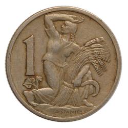 An image of 1 koruna
