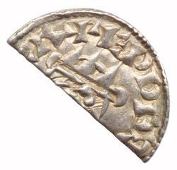 An image of Cut halfpenny