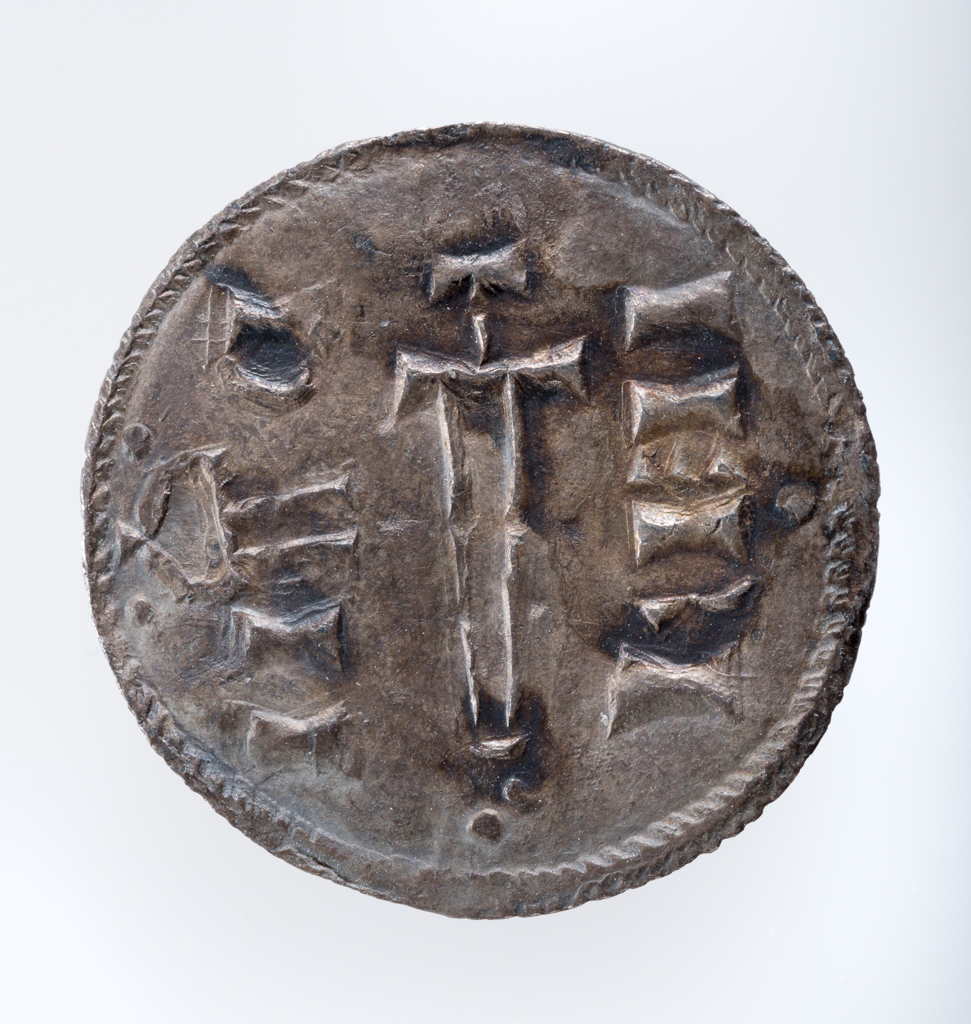 An image of Coinage. Penny. Sihtric II (920/1–7), ruler. Production Place: East Midlands, possibly. Silver, struck, weight 0.89 g, diameter 19.9 mm, die axis 350° degrees, circa 920. Medieval. Anglo-Viking.