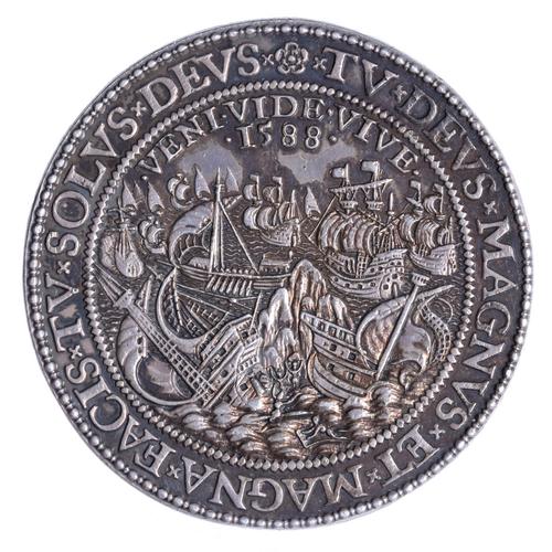 The Fitzwilliam Museum Defeat of the Spanish Armada medal CM