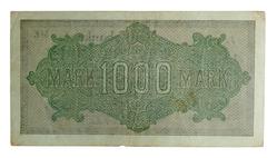 An image of 1,000 marks