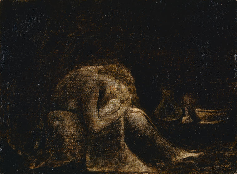 An image of Agnes. Blake, Catherine (1762-1831). Tempera on canvas. c.1800.
