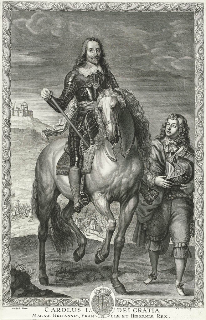 An image of Lombart, Pierre, after Dyck, Anthony van. Charles I on Horseback. The Headless Horseman. Engraving. 1655-1660.
