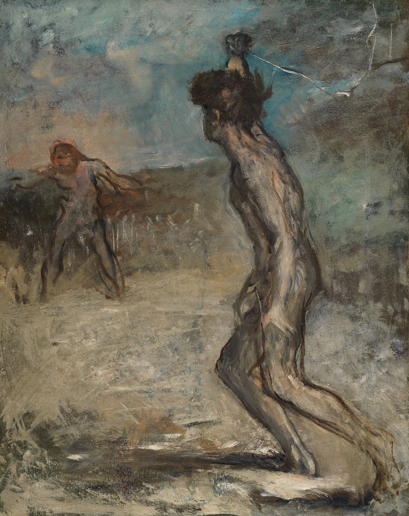 An image of David and Goliath. Degas, Edgar (French, 1834-1917). Oil on canvas, height 63.8 cm, width 80 cm.