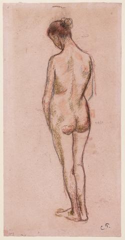 Featured image for the project: Full-length standing nude woman, viewed from behind, c.1894