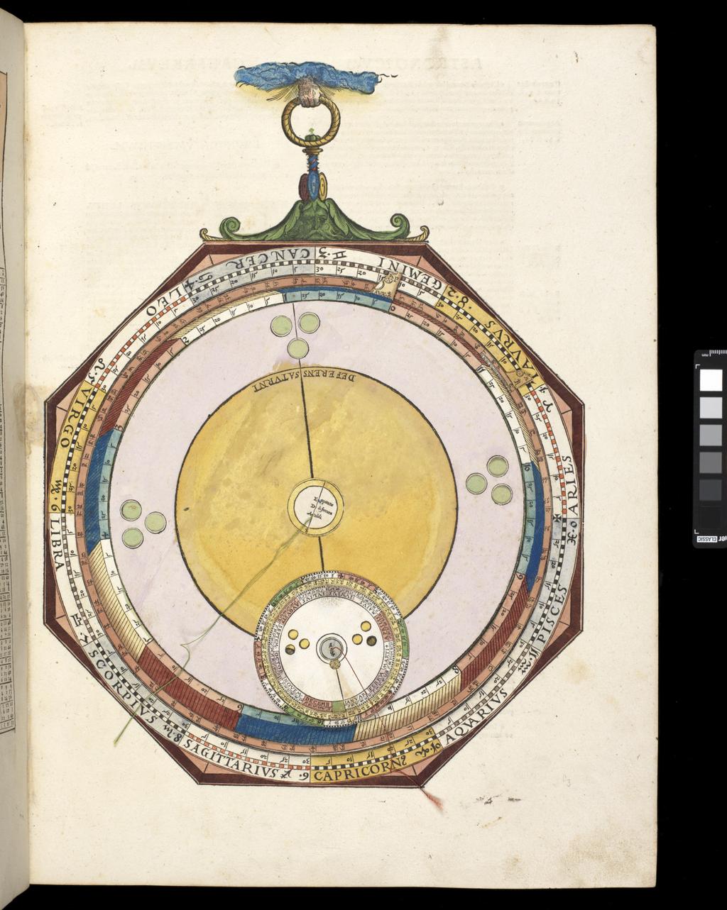 An image of Apianus, Astronomicon Caesarium