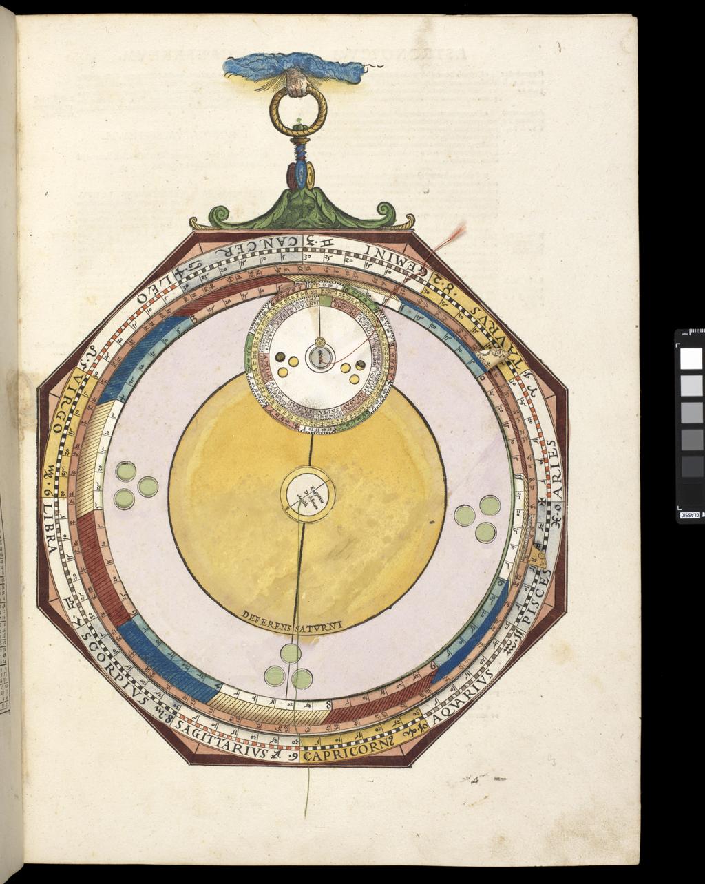 An image of Apianus, Astronomicon Caesarium