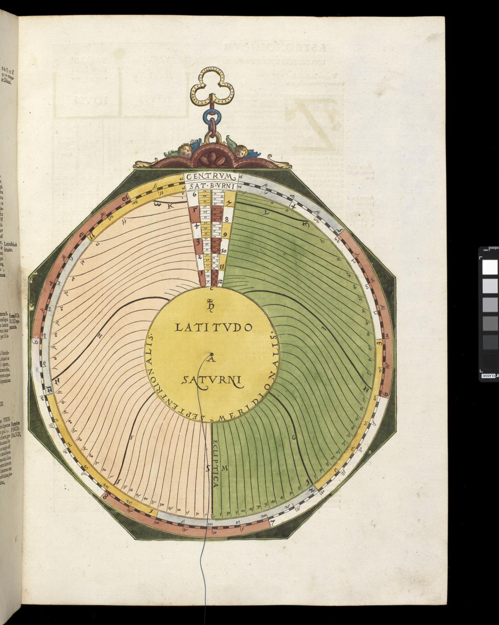 An image of Apianus, Astronomicon Caesarium