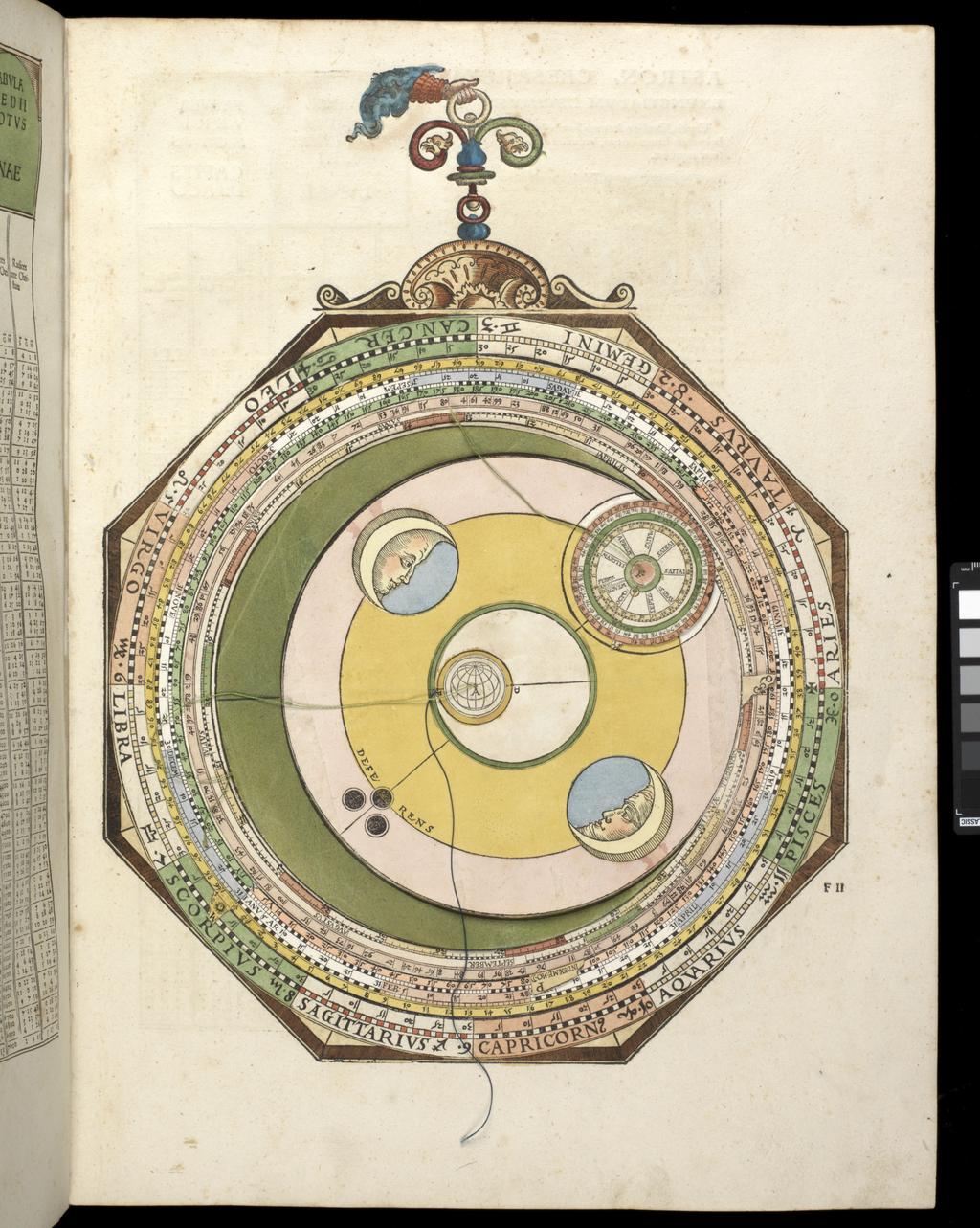 An image of Apianus, Astronomicon Caesarium