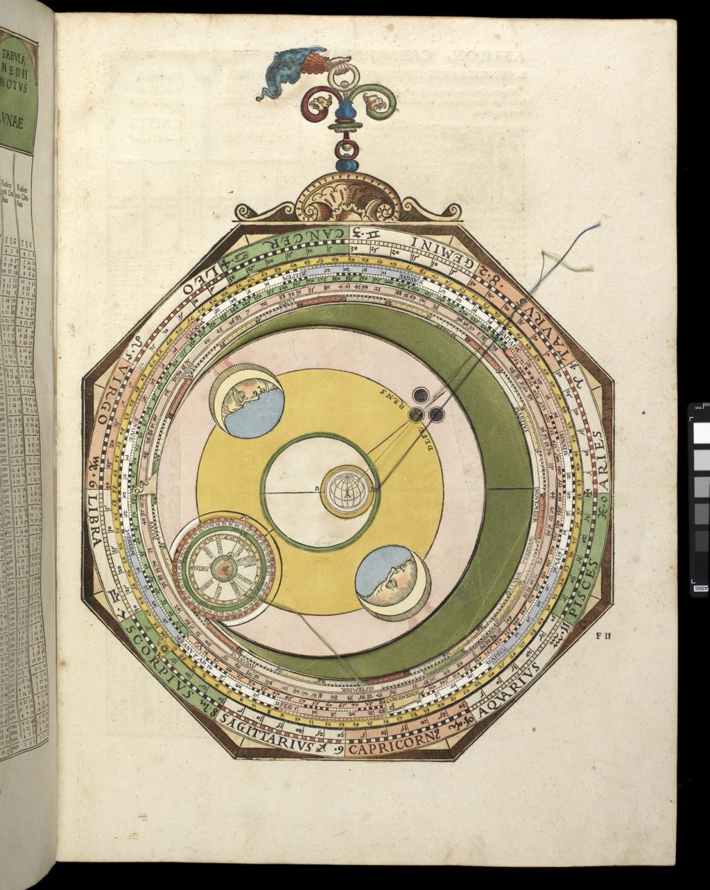 An image of Apianus, Astronomicon Caesarium